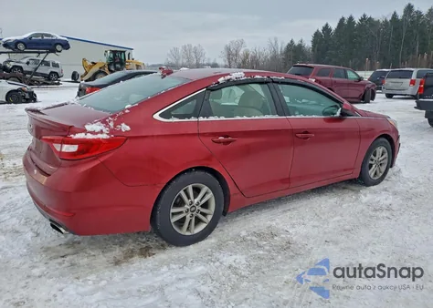 2016 Hyundai Sonata Se z USA, uszkodzony, nr VIN 5NPE24AF0GH421532
